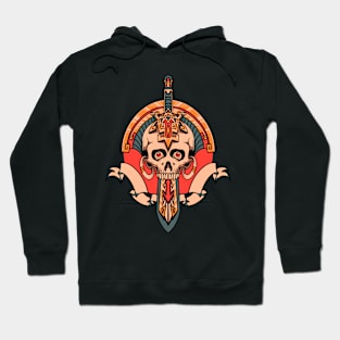 aztec skull tattoo Hoodie